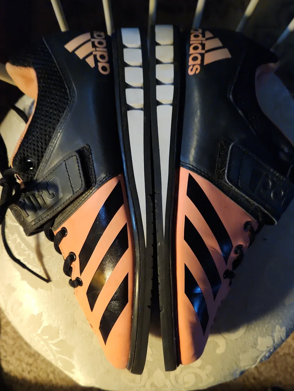Adidas powerlift 3.1 Pink and Black weightlifting shoe